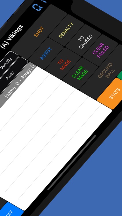 Lacrosse Scorebook + Stats