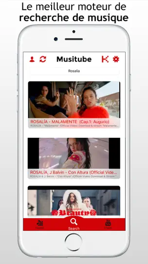 Capture d'écran de Music Player For Youtube PRO sur iPhone 1