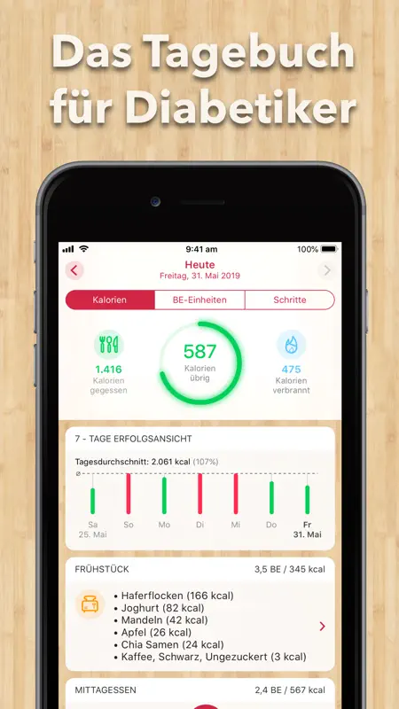 Diabetes-Tagebuch + Companion screenshot 1 of 10