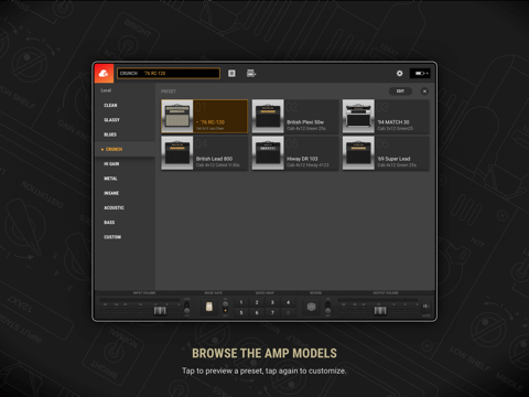 BIAS AMP 2 - for iPad screenshot 2