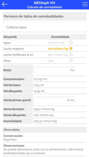 Captura de pantalla de NEOinph VH en iPhone 4