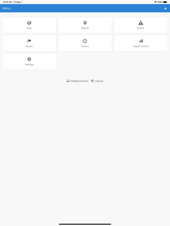 Track TraceDevice iPad screenshot