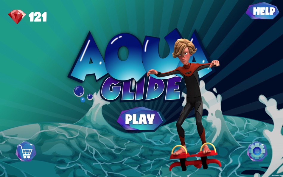 #1. Aqua Glide 3D (macOS) 由: Macrobian Games