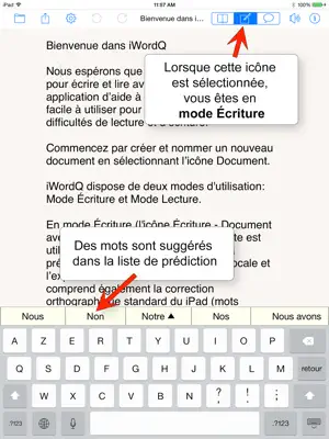 iWordQ EUfr screenshot 1