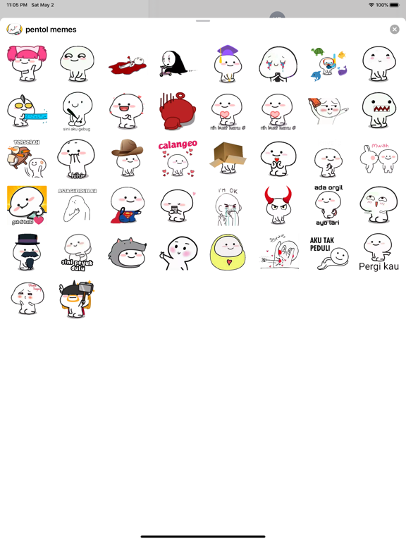 Screenshot #6 pour Pentol Meme Sticker Lucu Part1