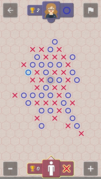 Five In a Row Hexagon Screenshot