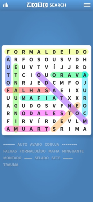 Mais uma opção de caça-palavras em português, para iPhone e iPod touch »