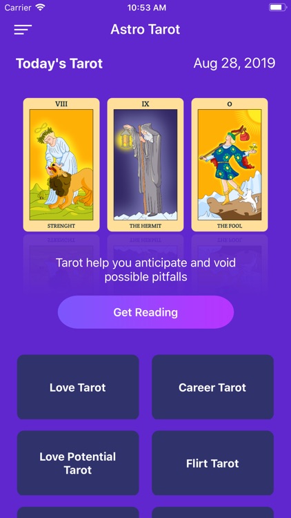 Astro Tarot - Daily Tarot Card