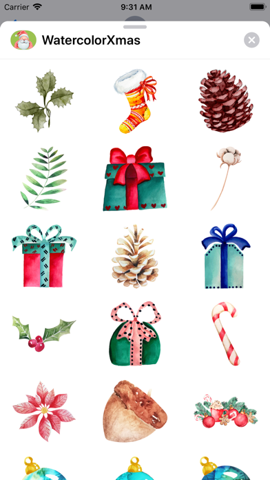 Watercolor Christmas Vol.1 Screenshot