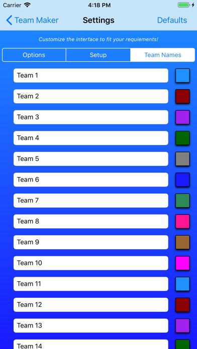 Team Maker Pro Screenshot 5