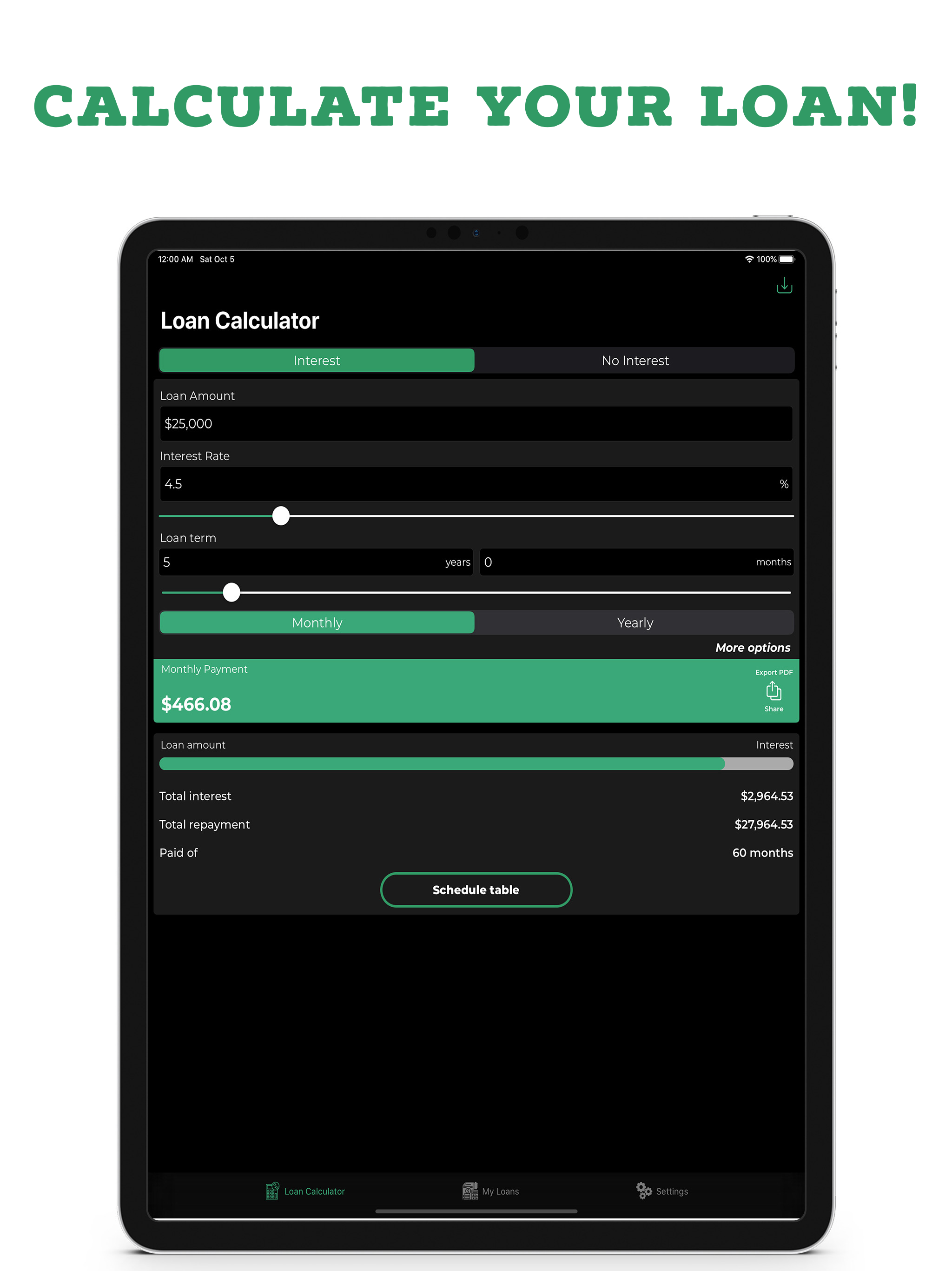 Loan Calculator and Manager screenshot 7