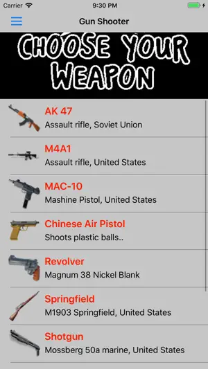 Gun Weapon Shooter screenshot 1