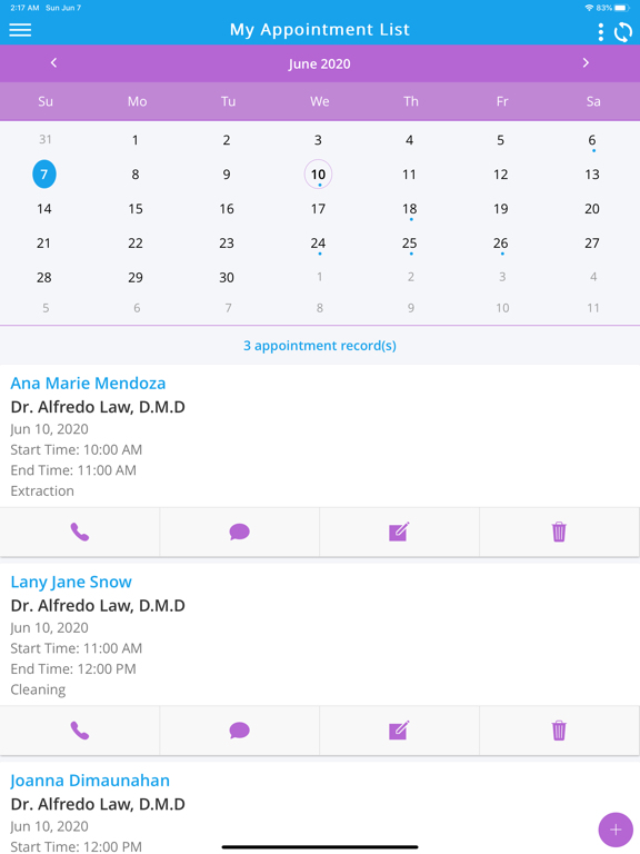 My Dental Clinic iPad screenshot 5 - Medical app