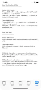 Body Mass Index and more screenshot #5 for iPhone