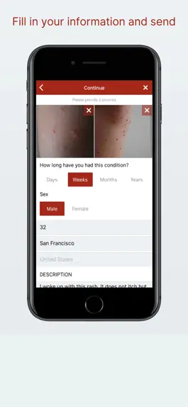 Game screenshot STD Triage Ask dermatologist apk