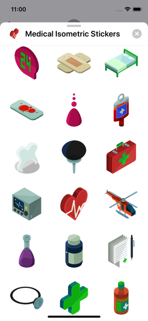 Medical Isometric Stickers(圖1)-速報App