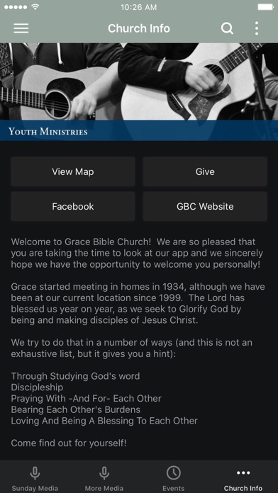 Grace Bible Church Bozeman Screenshot