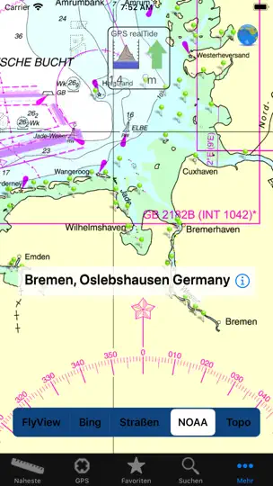 Screenshot von Gezeiten And Ströme HD auf dem iPhone 5