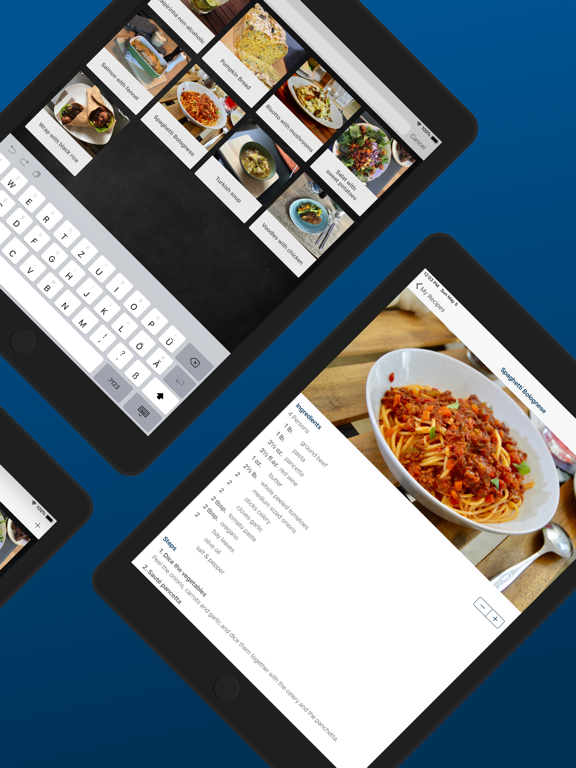 FoodFolio - Your Recipes iPad screenshot 2 - Food & Drink app