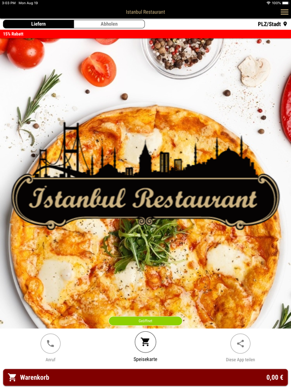 Istanbul Restaurant Lage