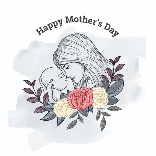 Hugs Mother's Day Stickers icon