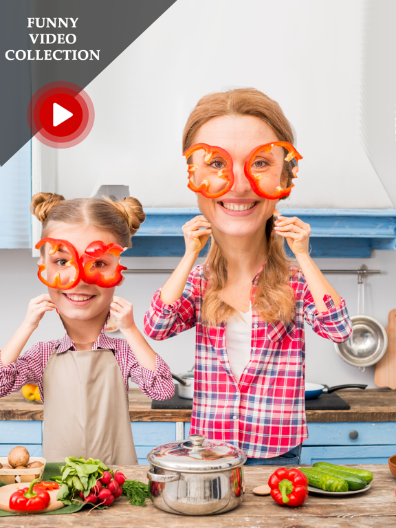 Add Face to Funny Video iPad screenshot 4 - Entertainment app