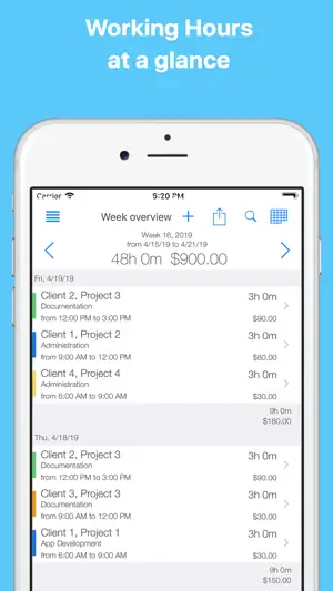 TimeTrack - Time tracker screenshot 3