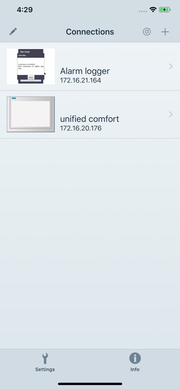iPhone screenshot