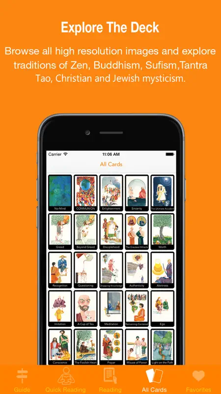 OSHO Transformation Tarot screenshot 5 of 5