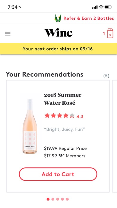 Screenshot #3 pour Winc Wines