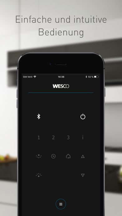 WESCO Fernbedienung screenshot