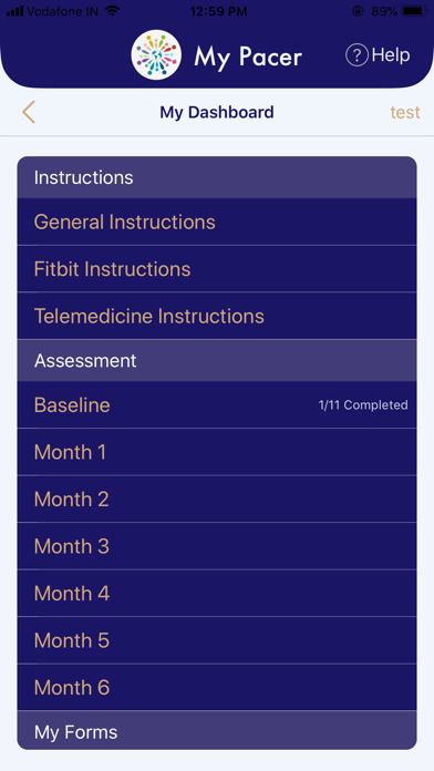 MyPacer screenshot 2