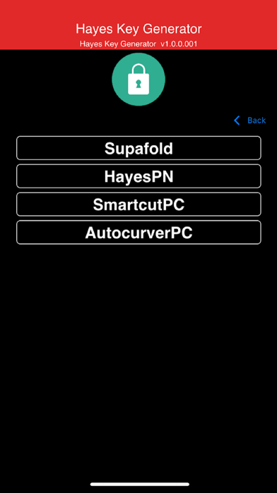 Screenshot #2 pour Hayes Key Generator App