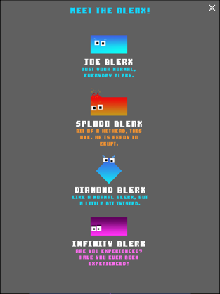 Blerx!, game for IOS