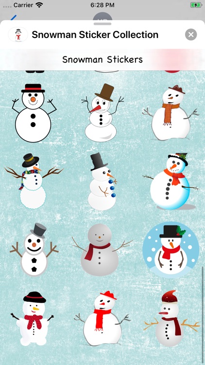 Snowman Sticker Collection