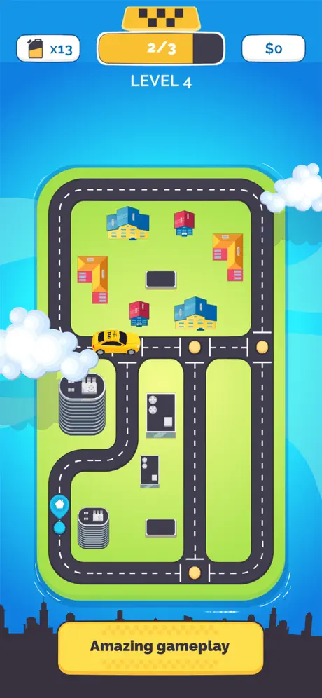 Taxi Town: Arcade Funny Game