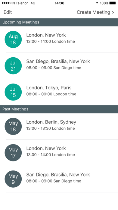 Meeting Planner by timeanddate Screenshot