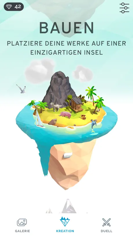 Poly Island: Coloring Art Book