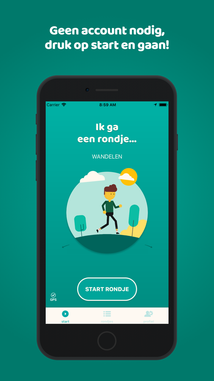 Rondje GPS Wandelen en Fietsen