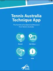 tennis australia technique ipad resimleri 1