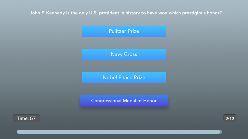 #5. QuizTrivia (iOS) 由: Illés László