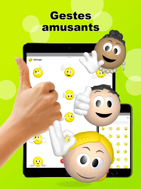 Screenshot #4 pour Smileys et gestes > Gemojis