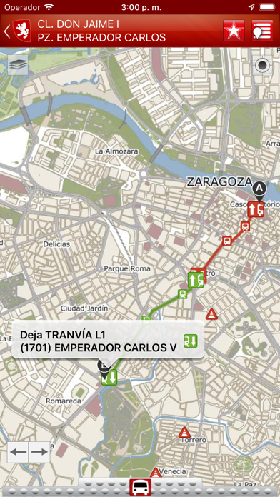 Zaragoza Routes Screenshot