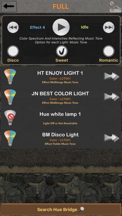 Dancing Bluetooth Light iPhone screenshot 6 - Entertainment app