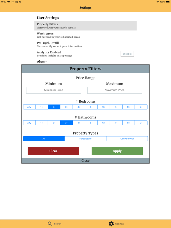 Real Estate Search by ALLHUD iPad screenshot