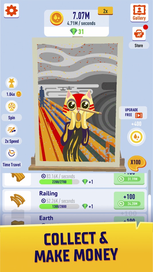 #3. Idle Art Gallery: Paint Tycoon (iOS) 来自: Little Bit