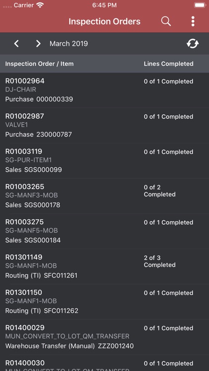 Infor LN Quality Inspections screenshot-7