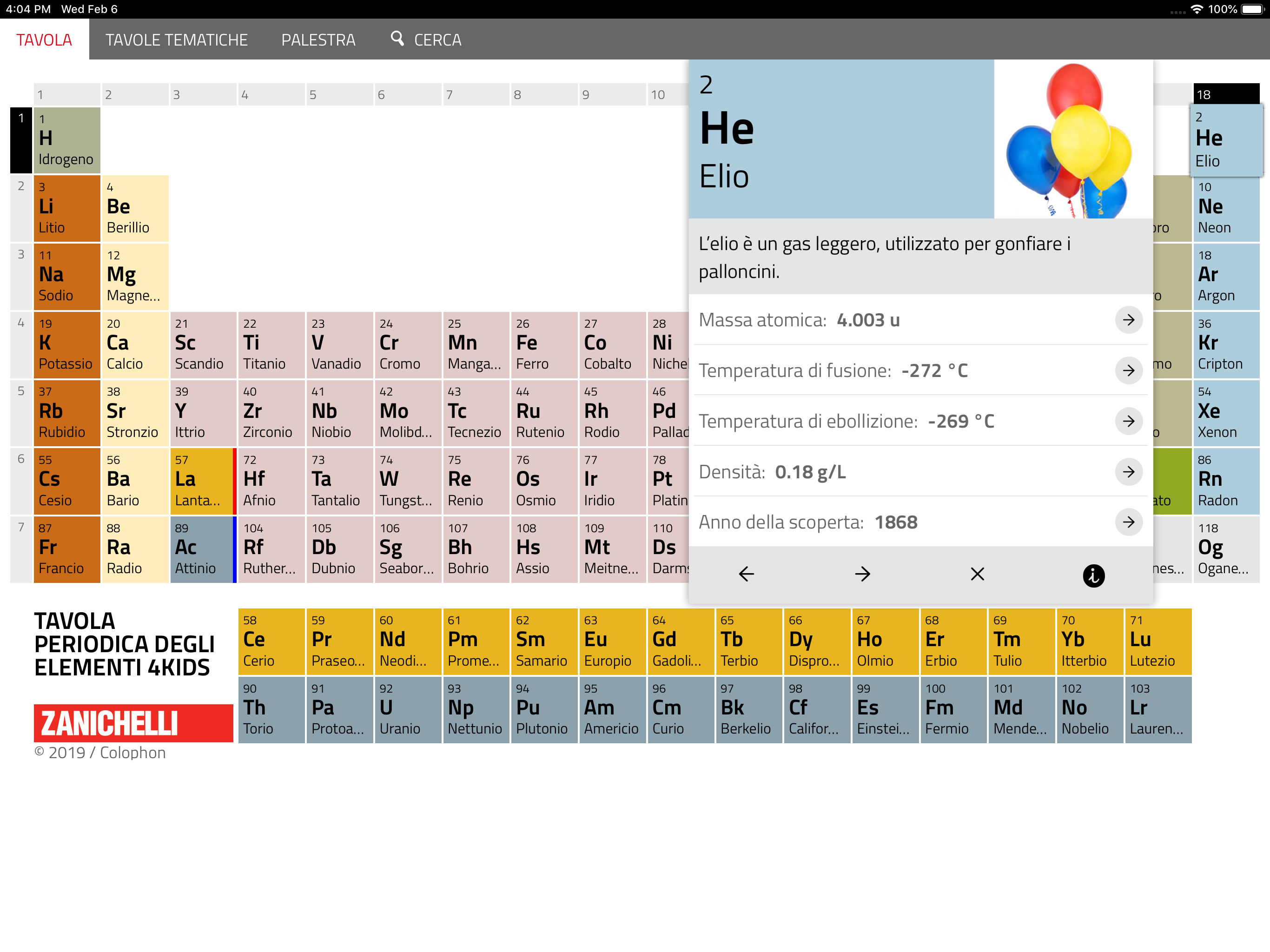 Tavola Periodica Kids screenshot 5