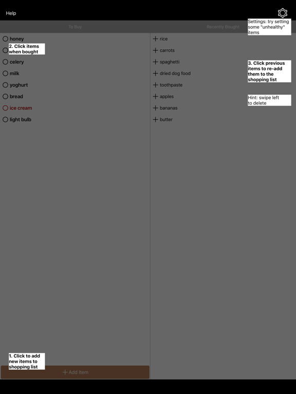 Screenshot #5 pour Healthy Shopping List