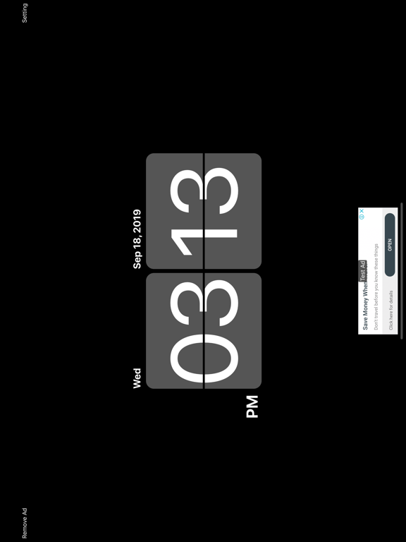 Screenshot #4 pour Flip Clock - Simple